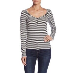 PST by Project Social T Ribbed Long Sleeve Henley top
